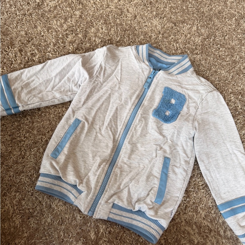 Little sleepies bluey bomber jacket 4T